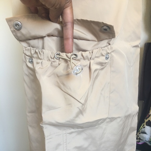 Adorable Dolls Kill Emory Park khaki colored cargo skirt w/back split - Picture 11 of 16